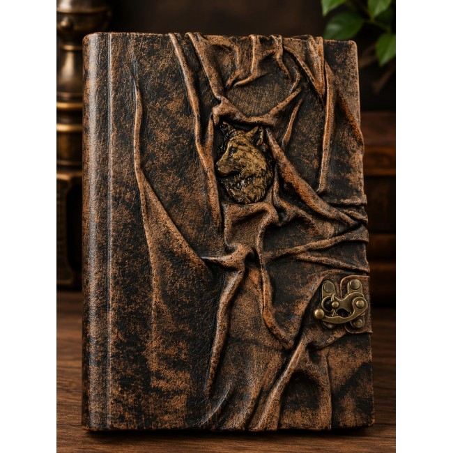 16cm x 21cm  big leather notebook -5